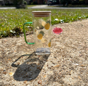 Pineapple Glass Cup