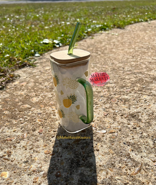 Pineapple Glass Cup