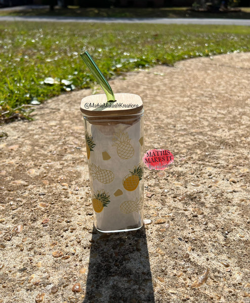 Pineapple Glass Cup