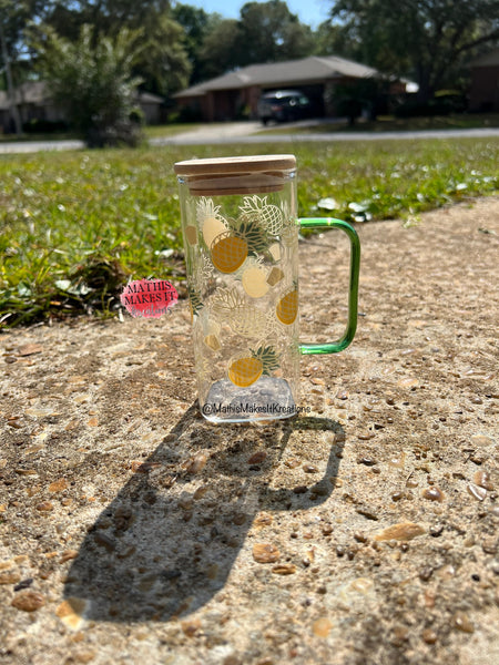 Pineapple Glass Cup