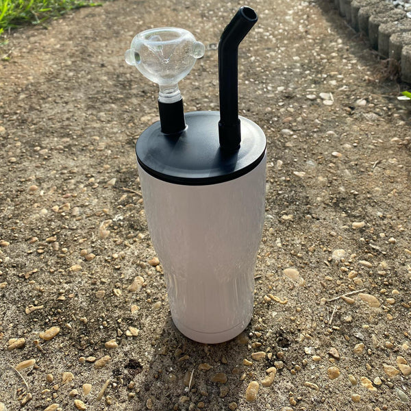 Smoking Hookah Tumbler Curved