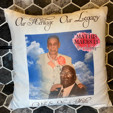Memorial Pillow 18in