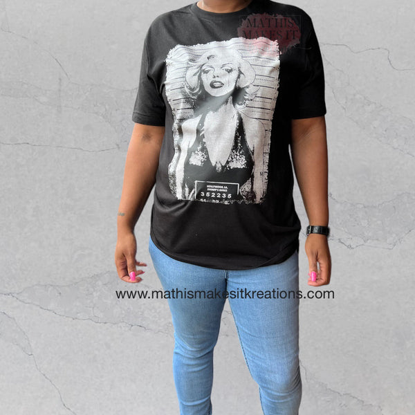 Marilyn Monroe Mugshot Shirt