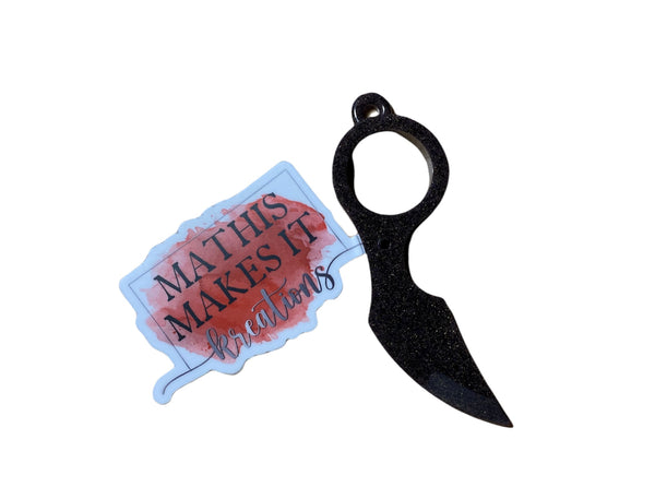 Defense Knife Keychain